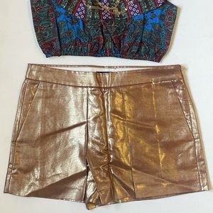 Coachella Paisley Off the Shoulder Crop Top